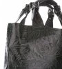 Bőr táska shopper bag Genuine Leather palackzöld K216